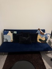 Habitat Matteo Blue Velvet