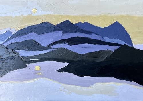 Welsh art oil - painting,