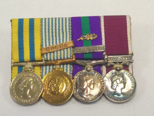 Miniature military medal group - military,