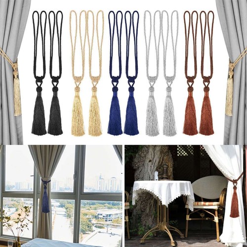 2pcs curtain tiebacks tassel - 2pcs,