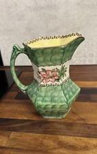 Antique Maling Art Deco Green