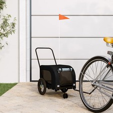 WALPLUS Pet Bike Trailer Black