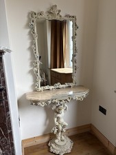 Console Table & Mirror Set