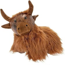 Highland cow doorstop door - cow,