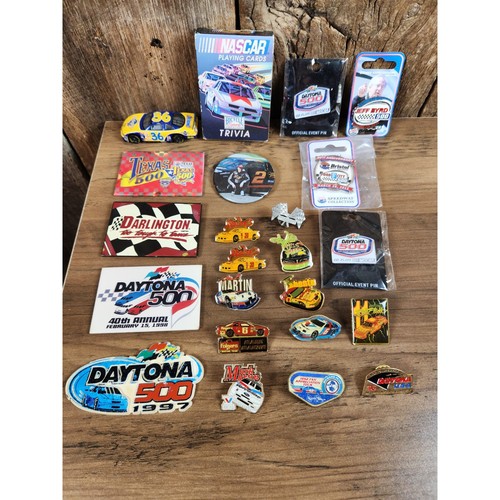 Vintage nascar memorabilia lot - nascar,