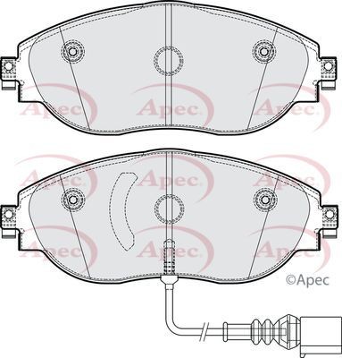 Apec front brake - set, for