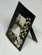 Dolls House Miniature.  Photo frame black 1:12 Scale