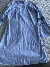 Long sleeve light blue dress. Size 4 from Primark