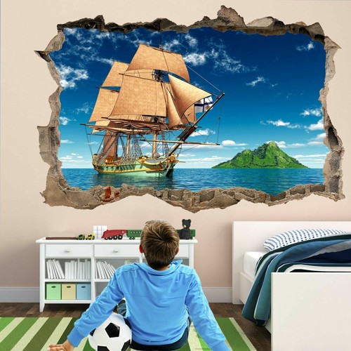 Pirates island sailing ship - pirates,