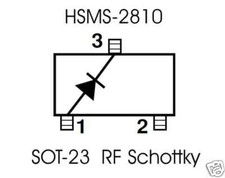 HSMS-2810  RF Schottky Barrier
