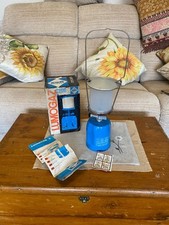 VINTAGE C200 CAMPING GAZ LUMOGAZ  GAS CAMPING LAMP  LANTERN WORKING WITH MANTLE