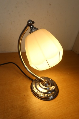 Art deco chrome table bedside - table,