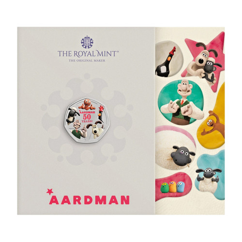 2026 years aardman 50p - 2026, of