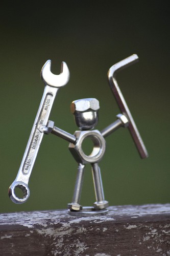 Handmade steel mechanic - handmade,