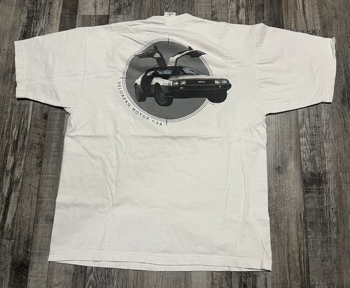 Vintage delorean dmc shirt - delorean,