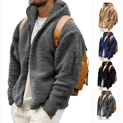 Mens fleece hoodie jacket full - mens,