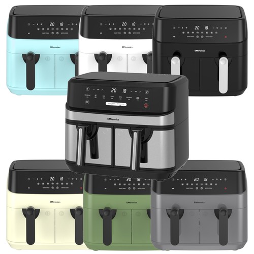 Emtronics litre dual basket - litre,