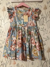 Girls Age 5-6 Years - Dolly Wears Beautiful Summer Dress - BNWTS