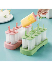 Ice Lolly Cream Maker Mold Silicone DIY Popsicle Mould Frozen Yogurt Icebox UK