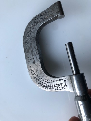Vintage micrometer brown - 2,