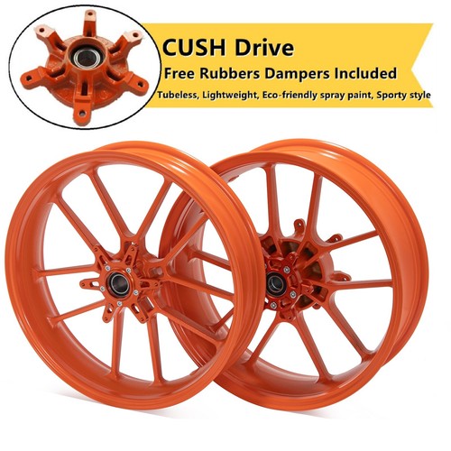 Supermoto tubeless wheels - 17",
