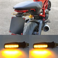 4X Motorcycle Flowing LED Turn