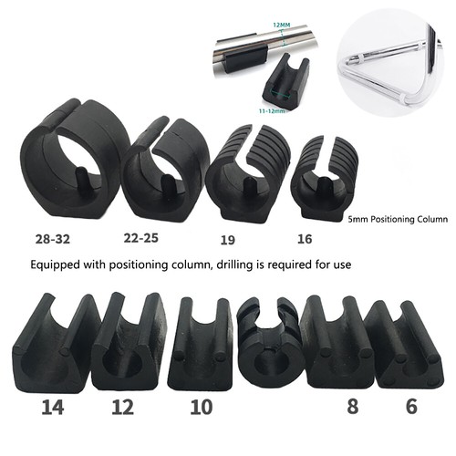 Black white clip sled - on,