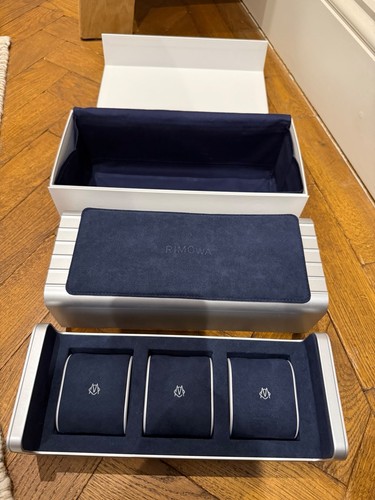 Rimowa aluminium watch box - aluminium,