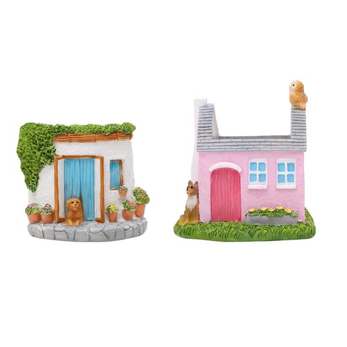 Cottage vase statue - vase,