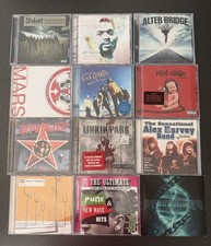 12 CD JobLot Rock Punk Metal -