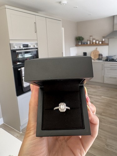 Platinum diamond engagement - platinum,
