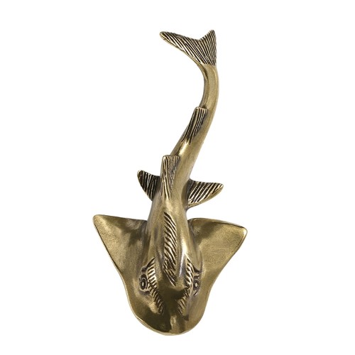 Fish statue metal animal - statue,