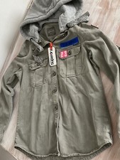 Superdry XS Unisex Plaid Hoodie Multicoloured