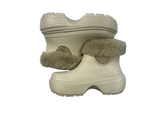 Crocs stomp faux fur boots - crocs,