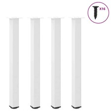 Bar Table Legs 4 pcs White