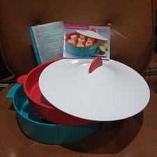 Retro Tupperwave Crystalwave Microwavable Steamer. Vintage 1980s