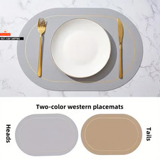 Oval Leather Washable