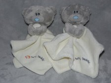 Tiny Tatty Teddy comforter TWO cream bear blankie soft toy