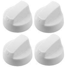 4 x GORENJE White Oven Cooker Hob Flame Burner Hotplate Control Switch Knobs