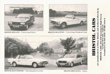 Bristol Range 1984-87 UK Foldout Brochure Britannia Brigand Beaufighter Beaufort