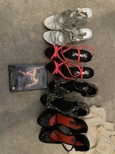 Pole Dancing Shoes Fit Size 6.5 Uk and A Training DVD Bundle