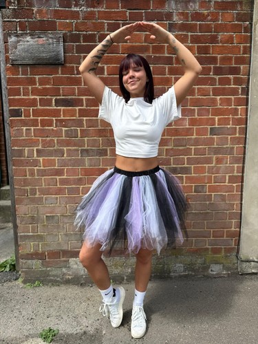 Purple tutu skirt pixie fancy - purple,