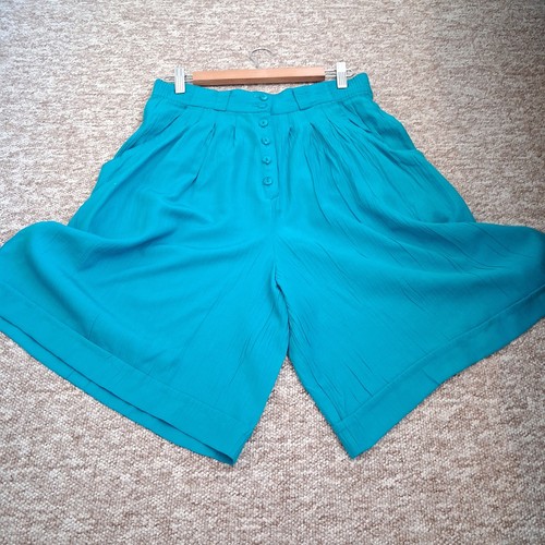 Vintage turquoise culotte - turquoise,