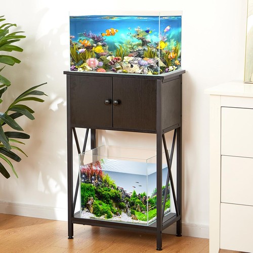 Laqual metal fish tank - metal, stand