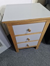 Heavy Solid Oak Chest Of Drawers