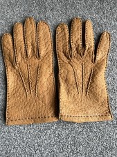Dents vintage unlined peccary