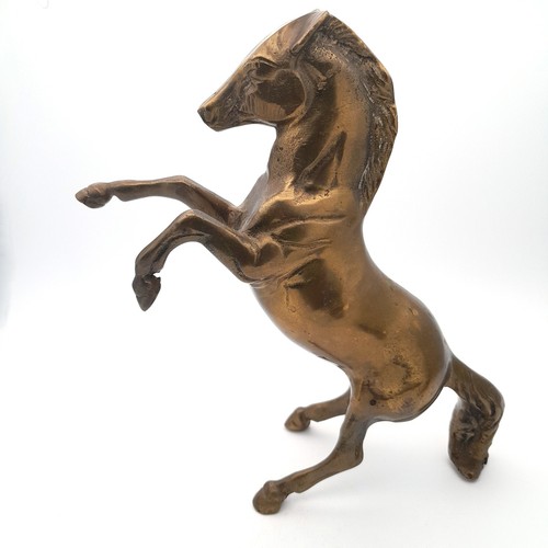 Vintage brass horse figurine - vintage,