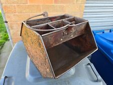 Vintage farriers tool caddy box blacksmiths toolbox