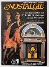 Vintage Nostalgie Jukebox Flyer a1 Automaten West Germany
