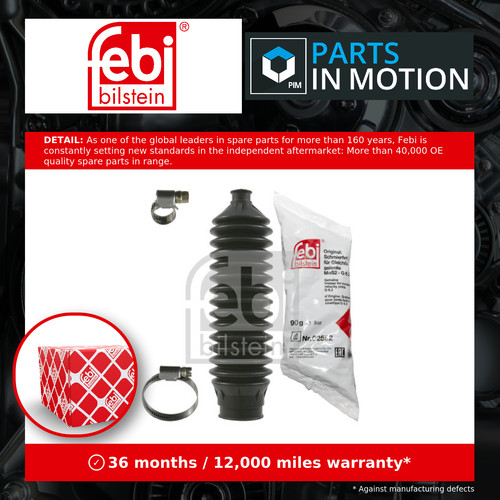 Steering rack boot fits - fits, ford